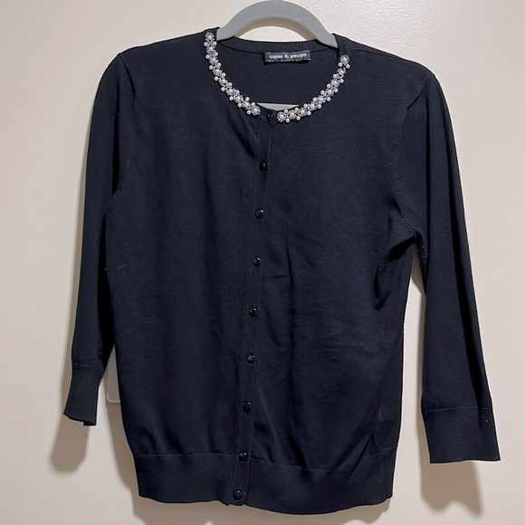 Cable & Gauge Size M black sweater - Picture 3 of 7